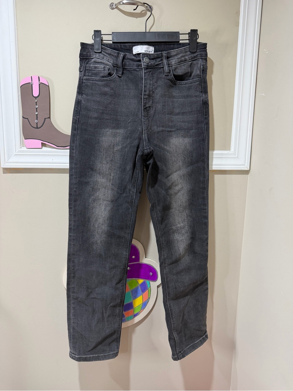 VERVET Los Angeles Washed Black Jeans